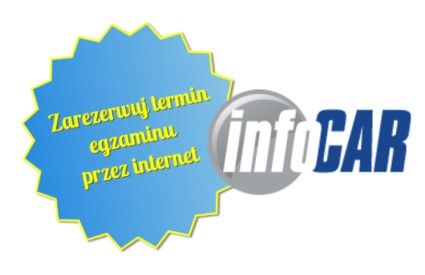 Rezerwacja egzaminów on-line InfoCar